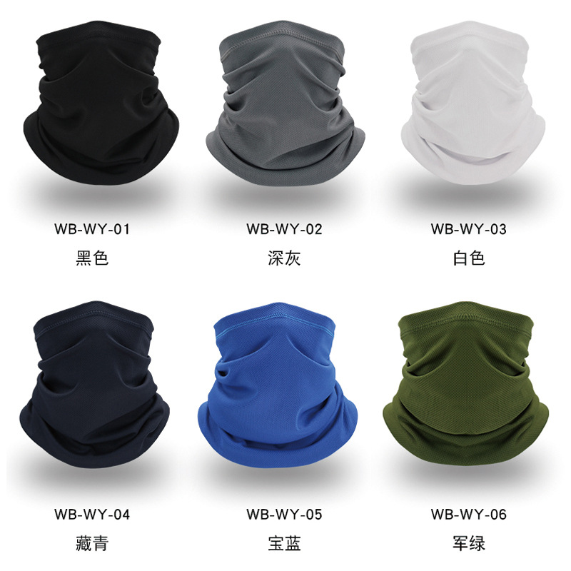 Picture of Ice Silk Sun Protection Hood, Outdoor Quick-Drying Breathable Cycling Ice Silk Scarf Mask, Sun Protection Face Protection Cycling Mask