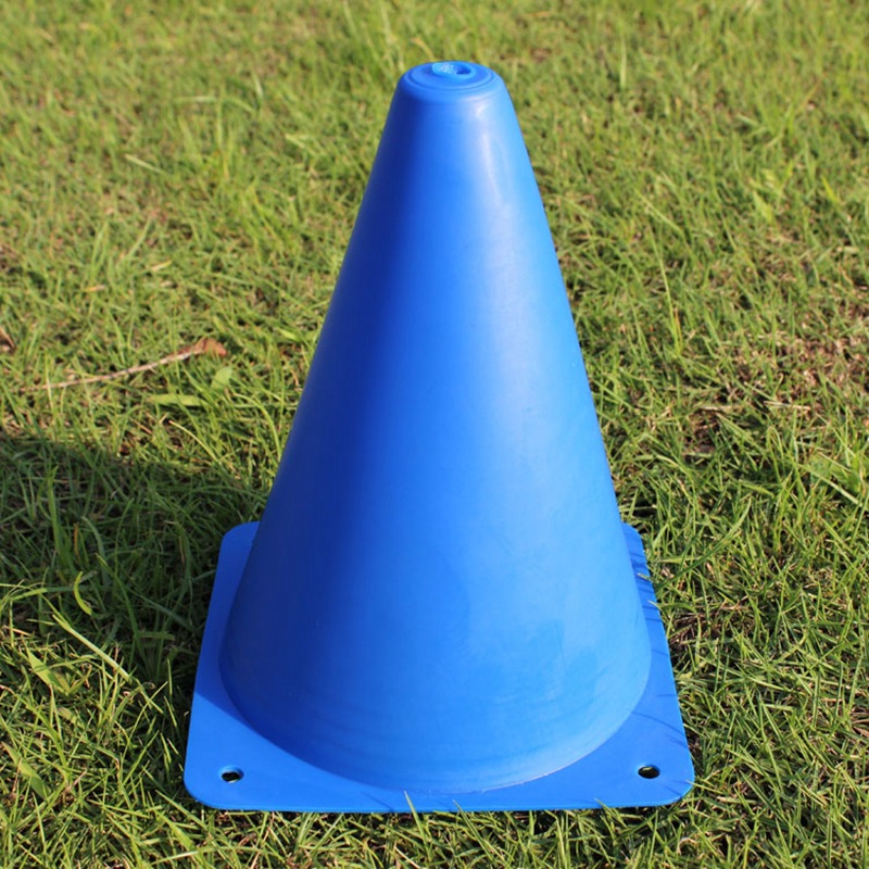 Picture of Manufacturers supply 23cm triangular cone sign cone sign cylinder sign obstacle plastic road cone