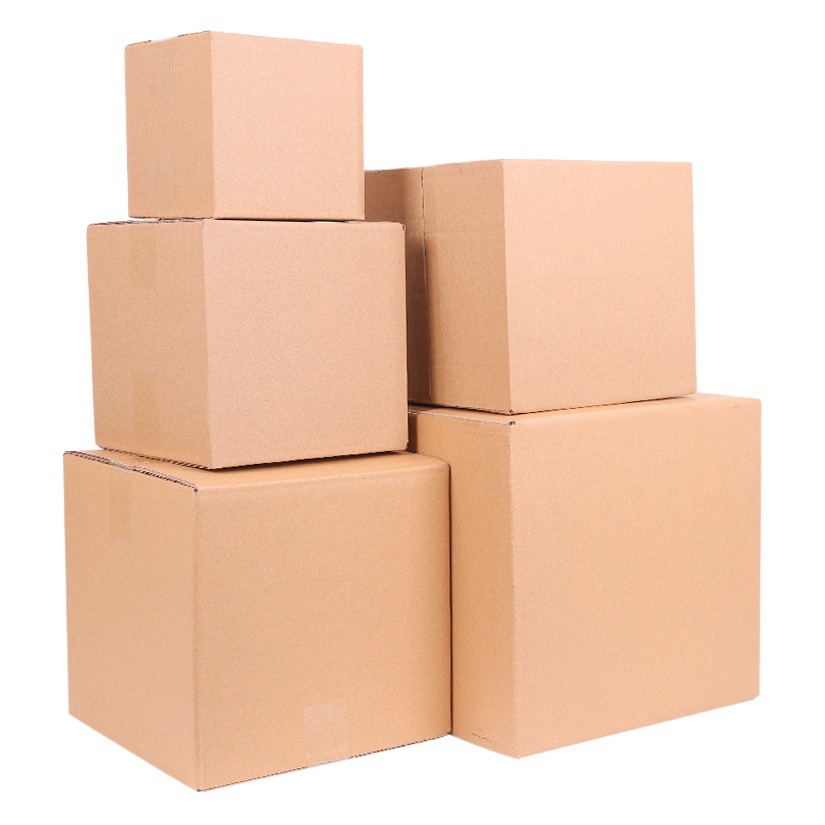 Henan square extra hard carton postal express square carton corrugated hardened logistics moving packing box quick delivery