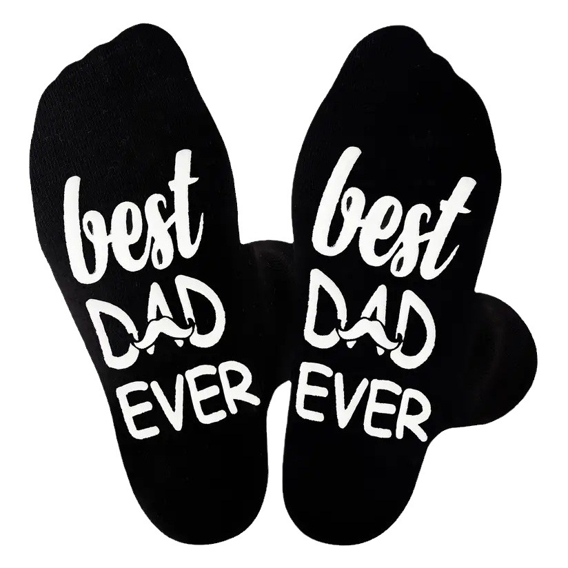 In-Stock Best Series Cotton Mid-Calf Socks with English Letter Design, Suitable for Thanksgiving Gifts, Universal for All Seasons