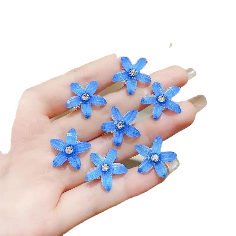 Picture of Children's Flower Small Grab Hair Accessories Girl's Braided Hair Buckle Head Flower Little Girl's Mini Grab Small Hairpin Headwear