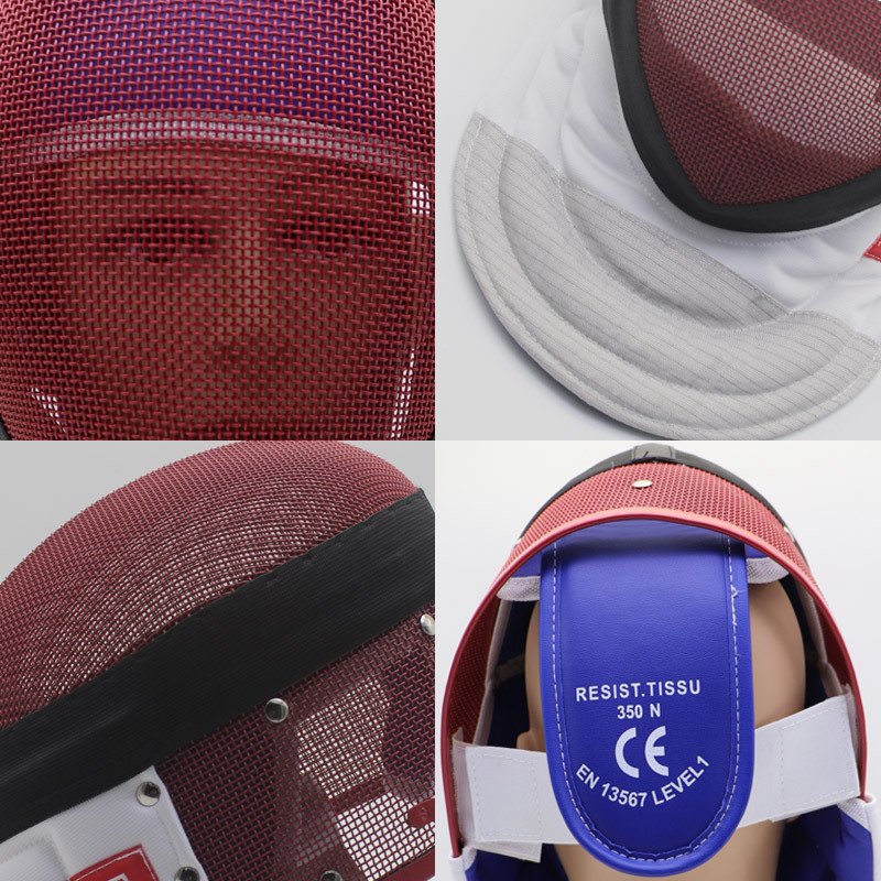 Picture of Yinsheng Fencing Mask 350N Face Protection Removable Adult and Kidsren Training Foil Mask Ce Certification