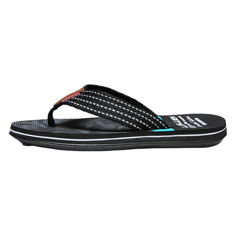 Summer new men's flip-flops non-slip outer wear flip-flops men's outdoor beach shoes European and American sandals wholesale