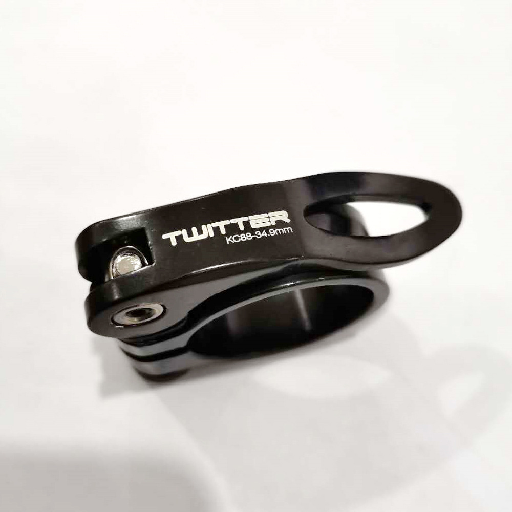 Picture of Tw Aluminum Alloy Quick Release Seat Tube Clamp Bundle Seat Tube Bundle Mountain Bike Bicycle Tube Clamp 34.9 Can Be Customized