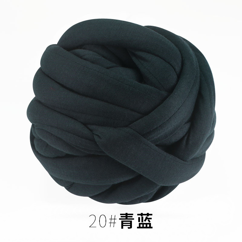 Picture of Heart-filling cotton warm velvet cotton Iceland wool DIY hand-woven hook blanket carpet cover blanket dog kennel cat nest cushion basket basket bag