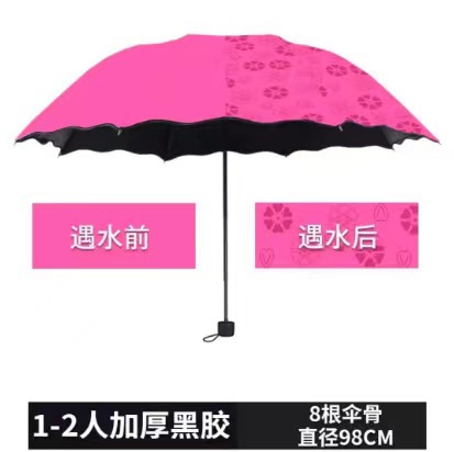 Picture of UV Umbrella Custom Wholesale UV Protection Thickened Sun Protection Sunshade Umbrella Sun Umbrella Folding Sunny and Rainy Umbrella for Men and Women
