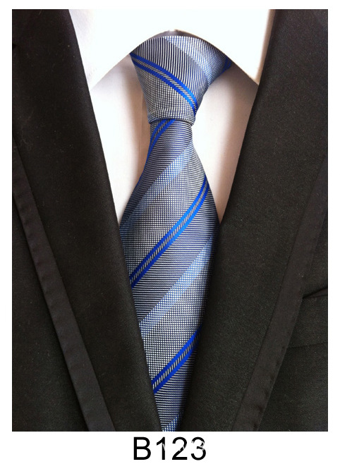 Picture of Tie Men's Casual Formal Wear Professional Business Men's Tie Polyester Silk Hand-Tied Tie Source Manufacturer Batch