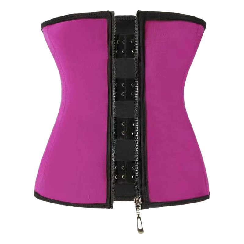 European and American Court Shaper Women's Zipper Belt Adjustable Belly Belt Neoprene Belt with Buckle