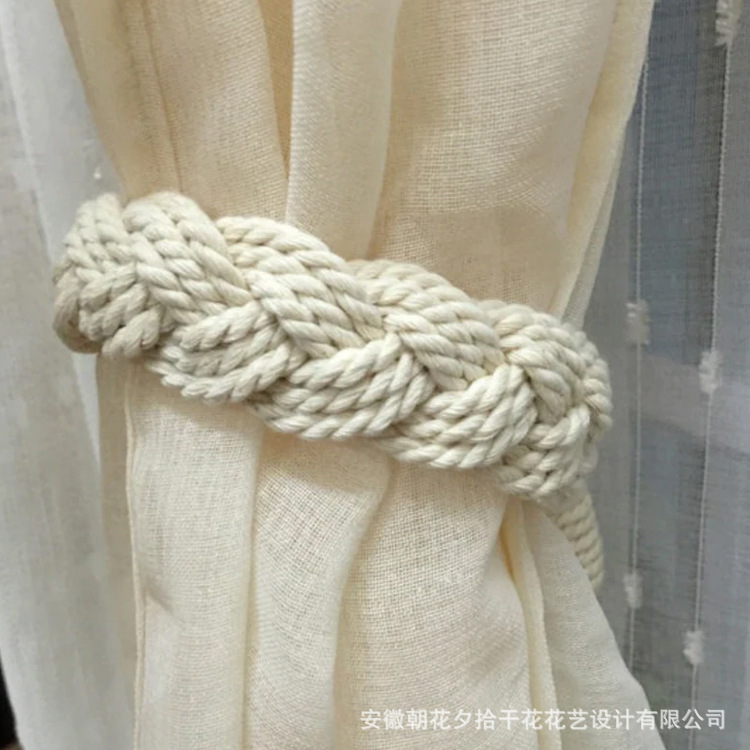 New Product Recommendation: Hand-Woven Curtain Decorative Straps, Master Bedroom Door Curtain Fixed Braided Straps, Room Gauze Curtain Elastic Straps