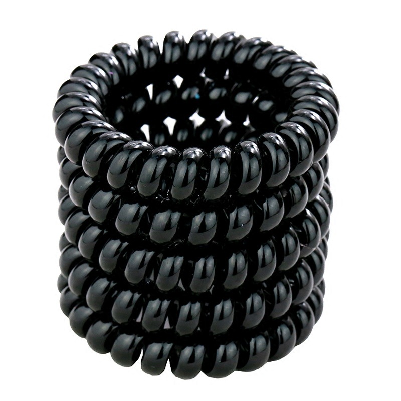 Picture of Candy Color Bold Bracelet Telephone Line Hair Ring Extra Large Rubber Band South Korea Headwear Hair Accessories Headband Spring Ring