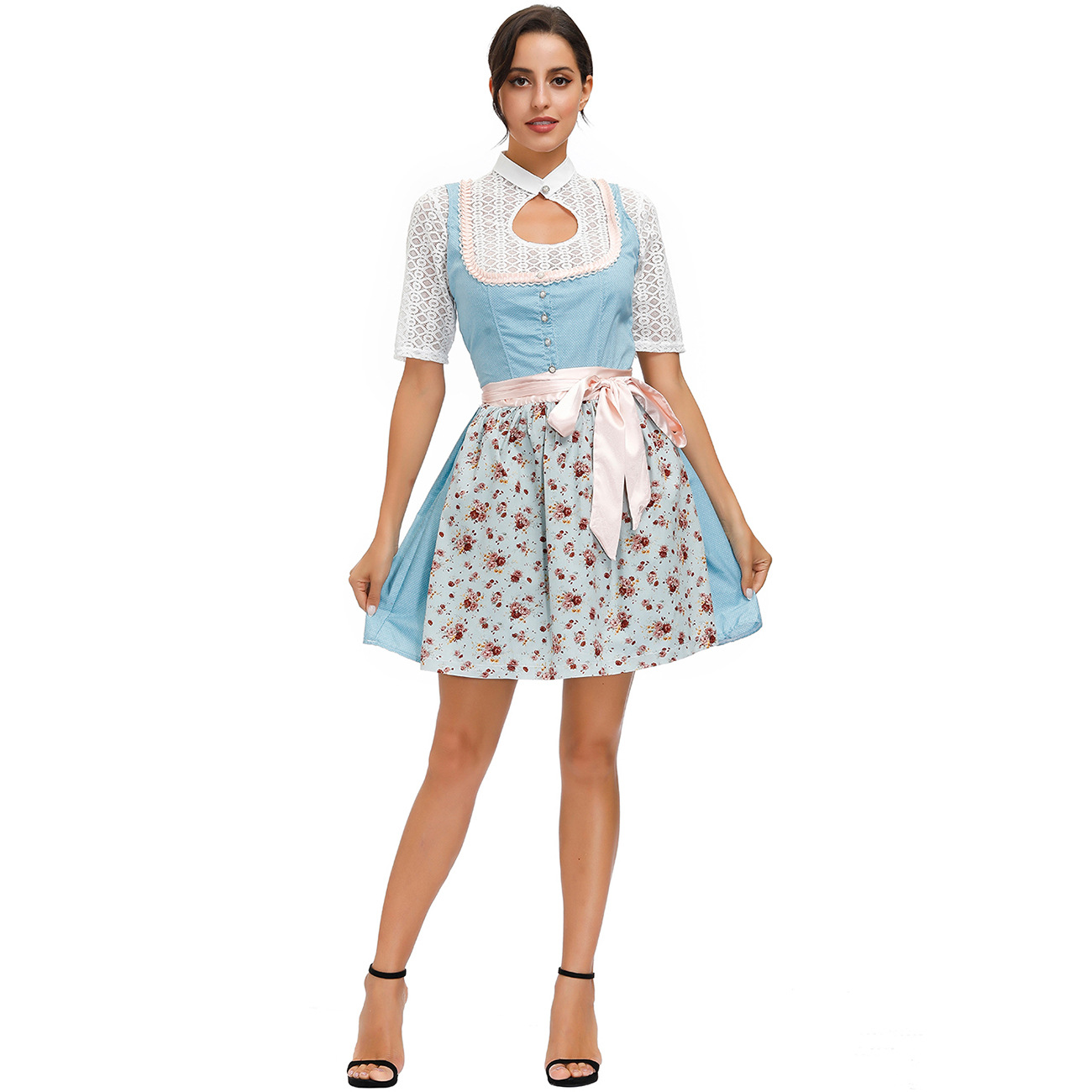 M-XL Beer Suit Bavarian Oktoberfest Costume Female German Stage Performance Uniform Festival Performance Costume