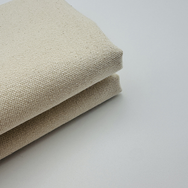 Picture of Wholesale Custom-Made Cotton Canvas 390g White Cloth Thickeneded Pure Cotton Cloth White Cloth Tent Clothing Cotton Canvas
