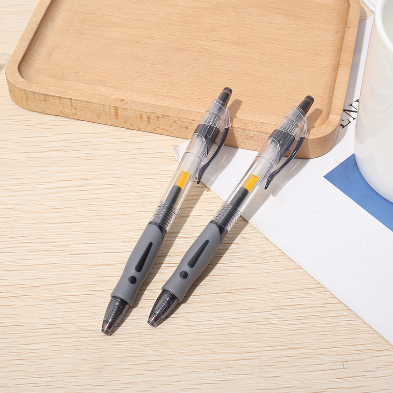 Picture of 1008 Press-Type Gel Pen Black and Red Signature Pen Office Student Stationery Portable Quick-Drying Ink
