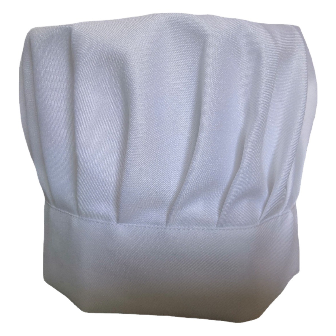 Kitchen Catering in stock Work Hat Men's and Women's White Chef Hat Anti-hair-drop Adjustable Baotou Hat Cross-border Chef Hat