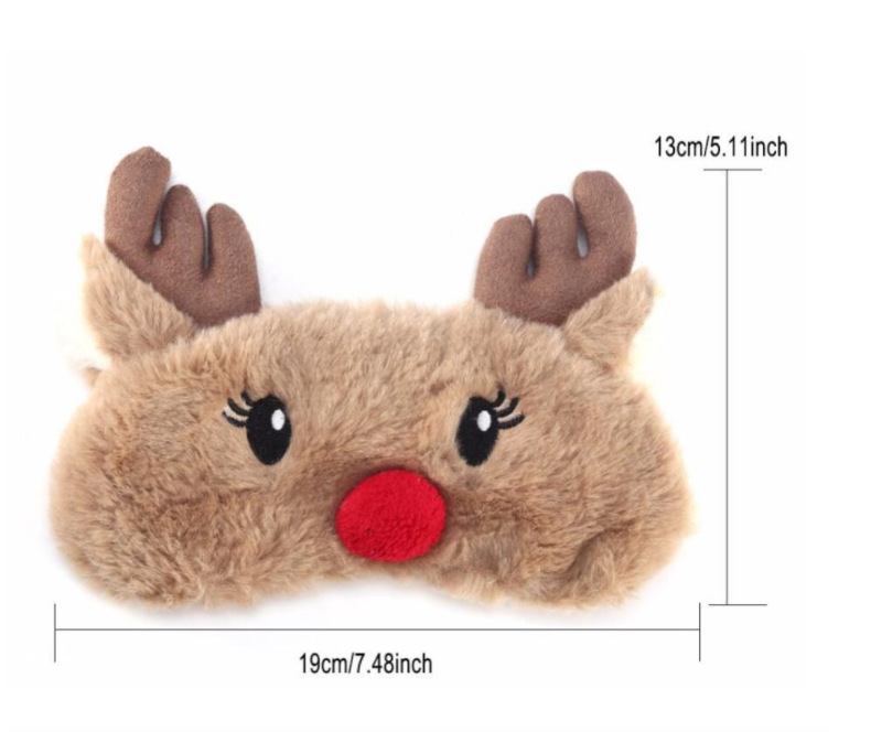 Picture of Japanese-Style Soft and Adorable Penguin Eye Mask, Plush Breathable Cotton, Cute Cartoon Design, Light-Blocking, Eye Protection for Men, Women, and Children