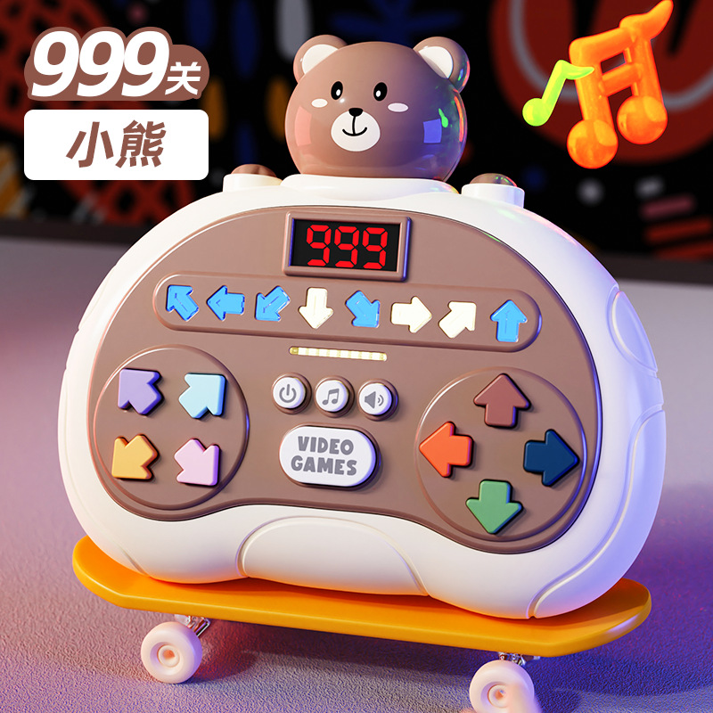 Picture of Cross-border rhythm master quick push game machine cute fun modeling puzzle through the decompression children's electronic game machine toys