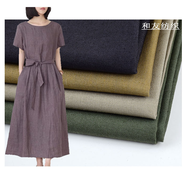 Linen/Cotton 55/45 Linen Cotton Polyester Shirt Pants Dress Cotton and Linen Fabric Linen Plain Weave