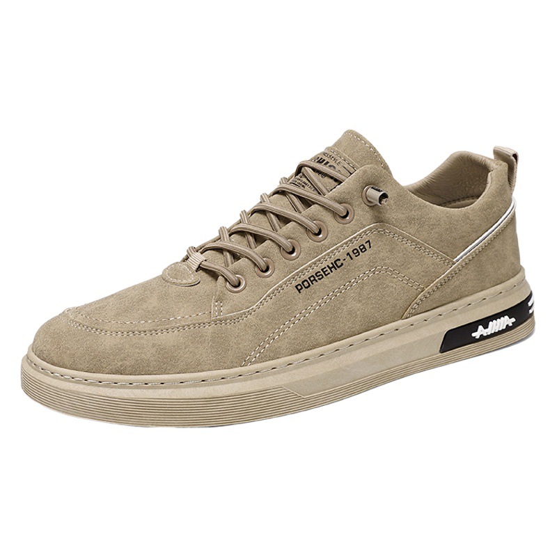 Spring Men's Shoes New Breathable Work Shoes Men's Fashionable All-match Non-slip Sports Casual Shoes Board Shoes Trendy Shoes
