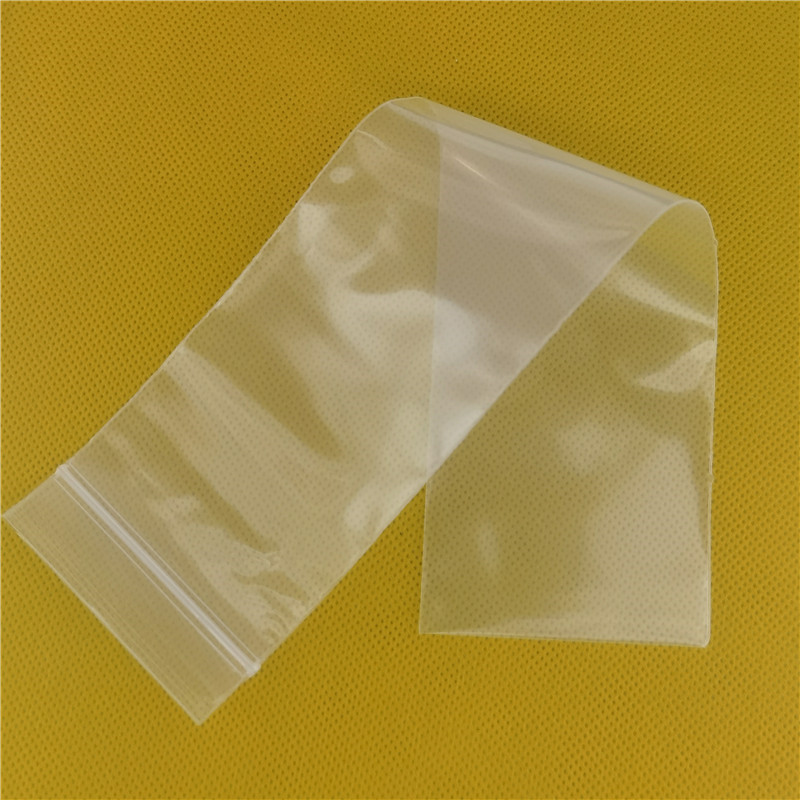 Picture of 1380cm rectangular self-sealing bag pe bone pulling bag plastic sealing mouth plastic bag slender irregular packaging bag