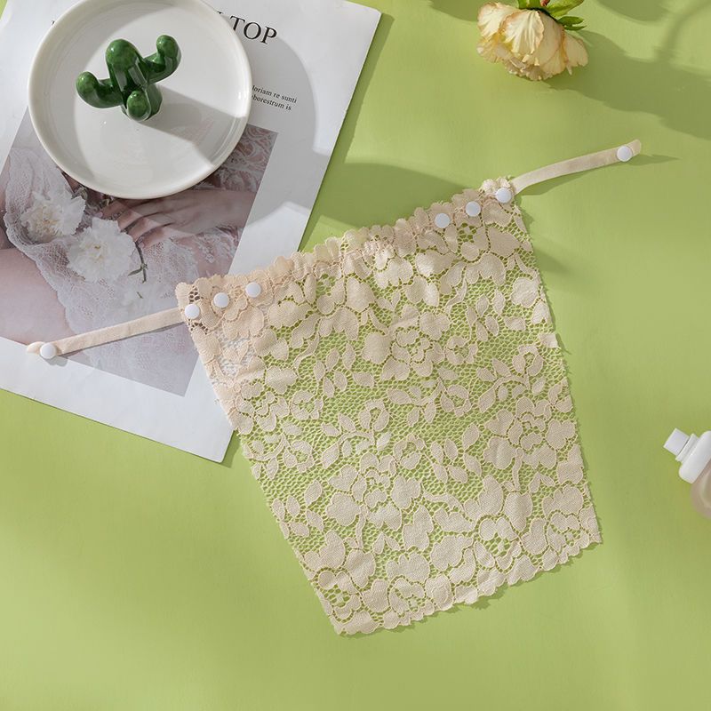 Picture of One-piece anti-light tube bra artifact lace women's seamless exquisite short sexy strapless invisible bra