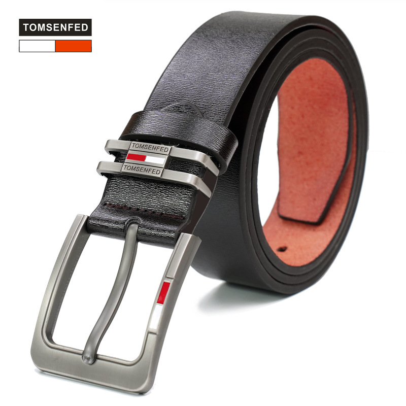 Picture of TOMSENFED new men's foreign trade cross-border oil drop needle buckle belt fashion casual pants belt manufacturers in stock