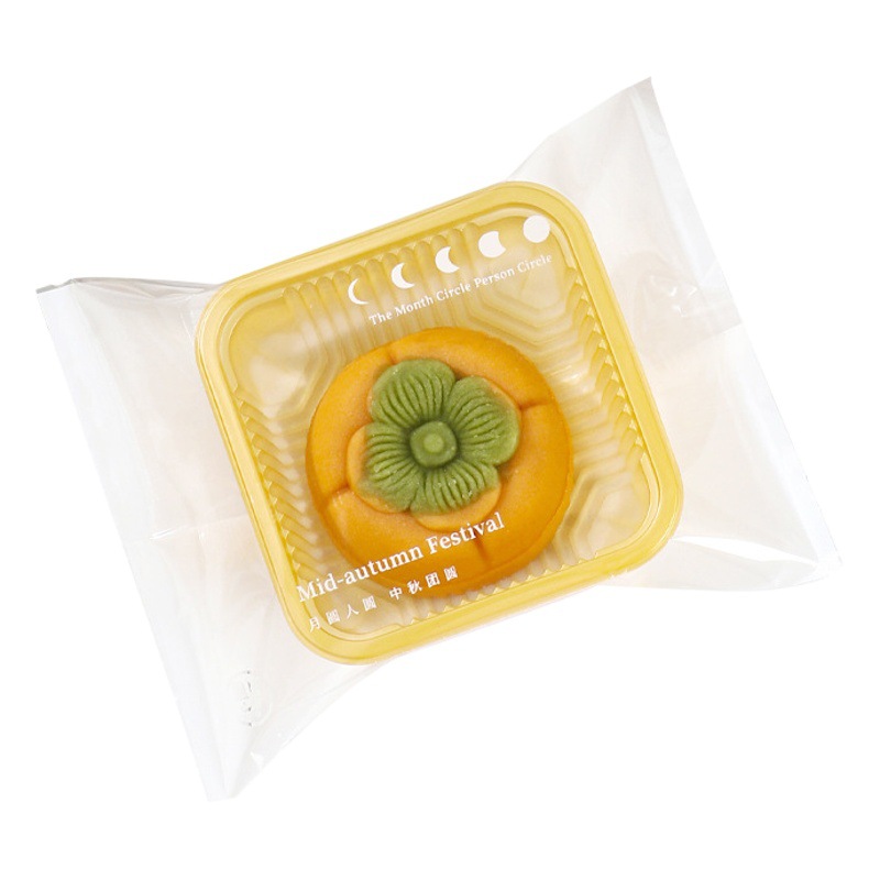 2025 New Ping an Xile Mooncake Packaging Bag Transparent Bag 50g Mid-Autumn Egg Yolk Crispy Machine Sealed Bag Wholesale
