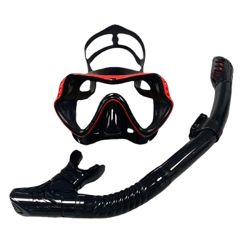 Diving Goggles Snorkeling Erbao Snorkel Set for Men and Women New Large Frame Silicone Mask Snorkeling Mask Diving Glasses