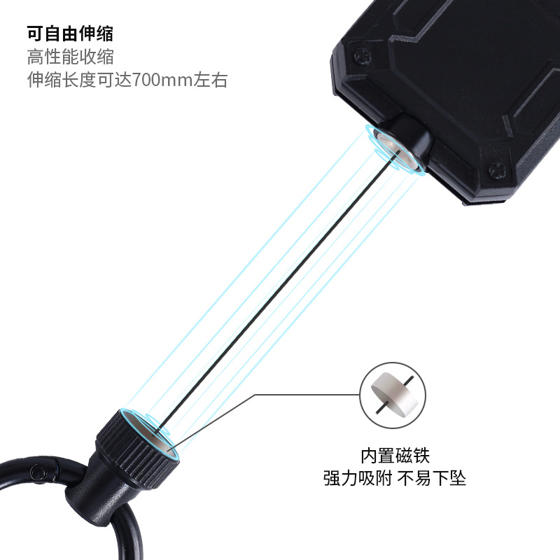 Picture of Autumn Rain Magnetostrictive Keychain Fishing Telescopic Buckle Sea Fishing Arata Fishing Equipment Luya Accessories Daquan Easy Pull Buckle