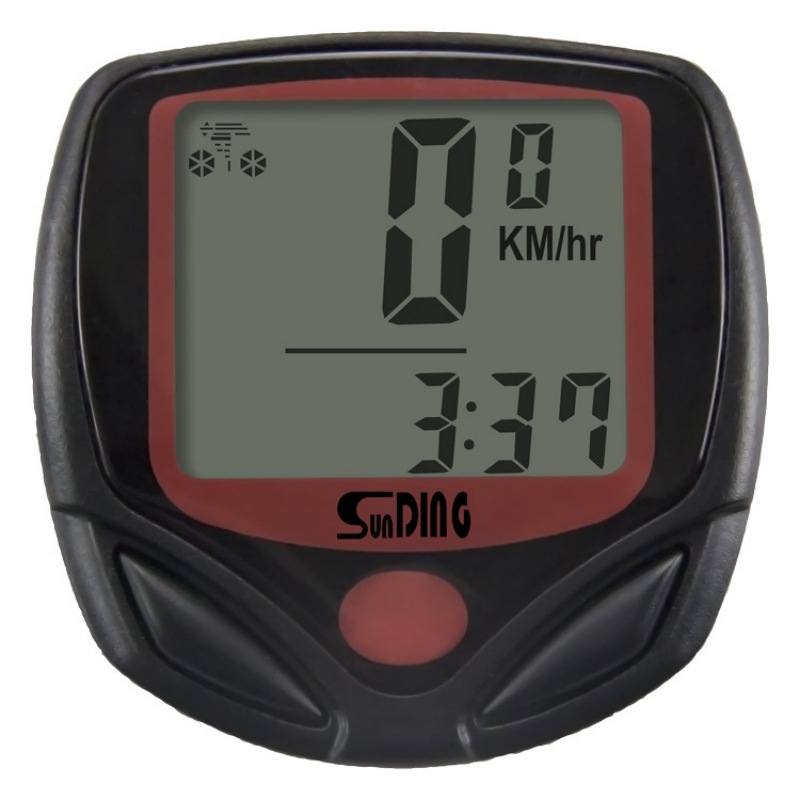 Wholesale Shundong 548B Bicycle Wired Computer/Speedometer/Odometer Rainproof Design Digital Cycling
