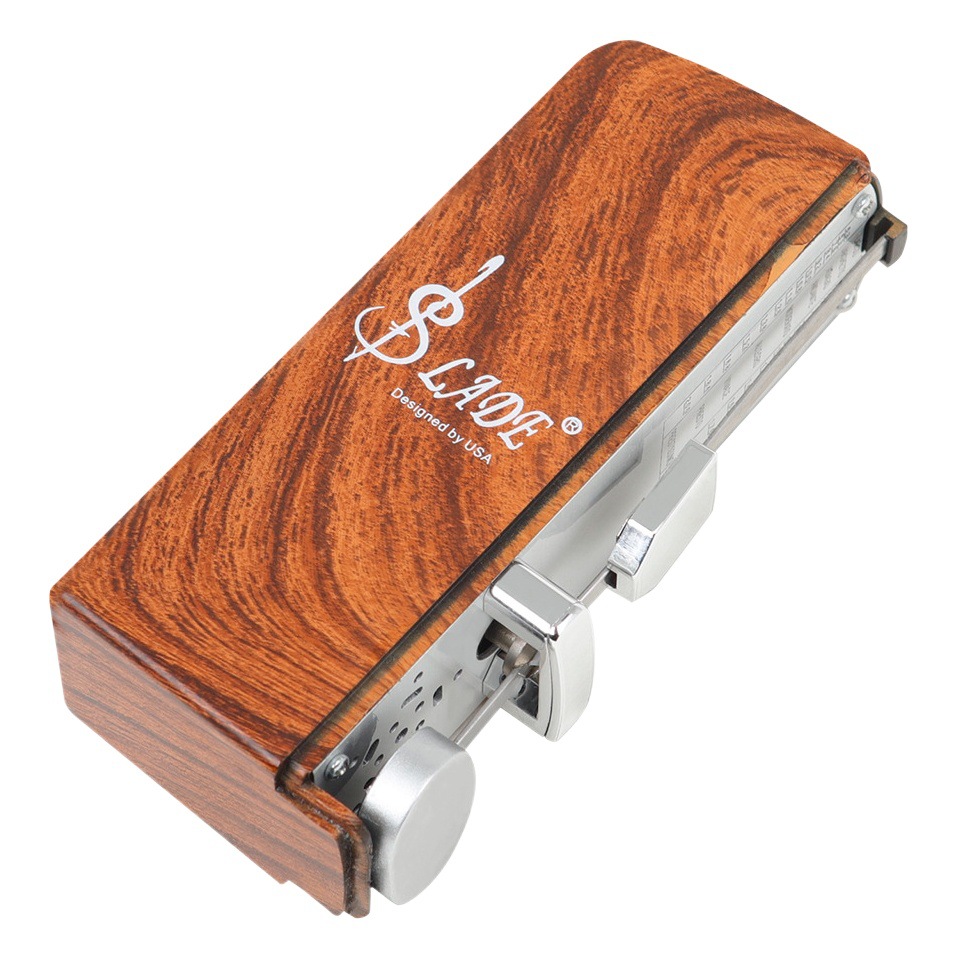 SLADE small size Mechanical Metronome Guitar Violin Universal Musical Instrument Practice Wooden Mini Rhythm Machine Wholesale