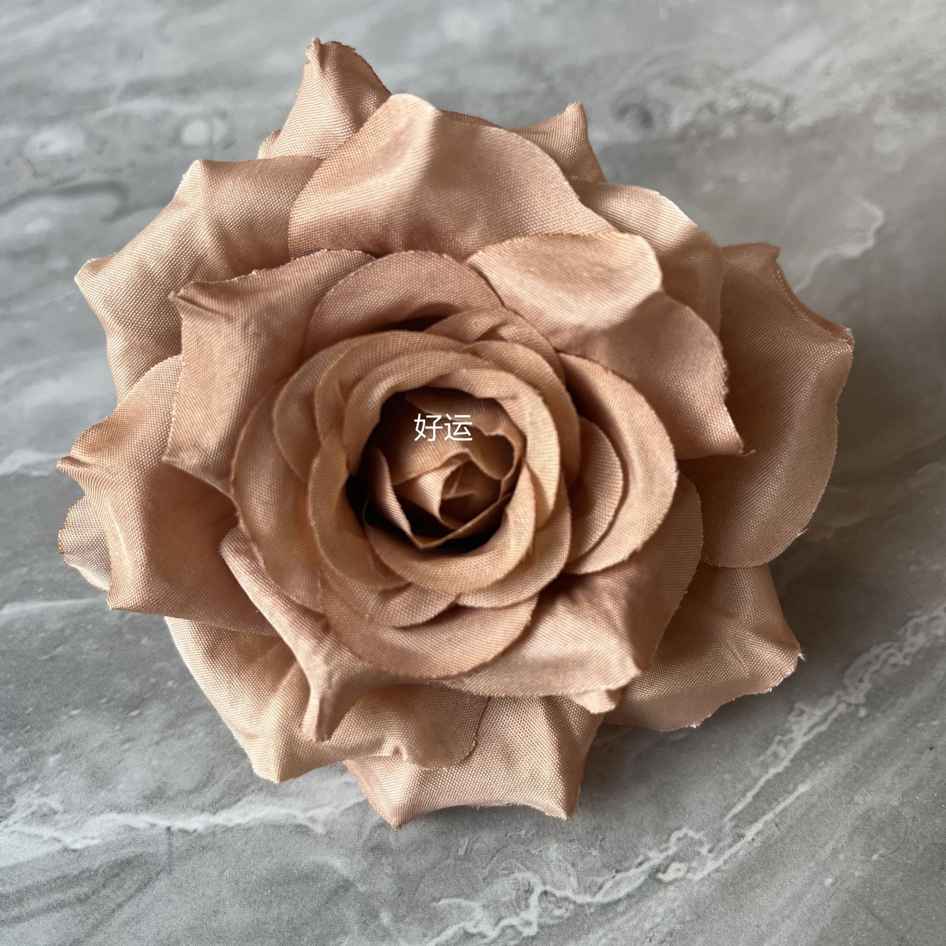 Picture of Simulation Rose Head Diamond Rose diy Decorative Clothing Hat Design Fucheng Handmade Rose Wedding Flower