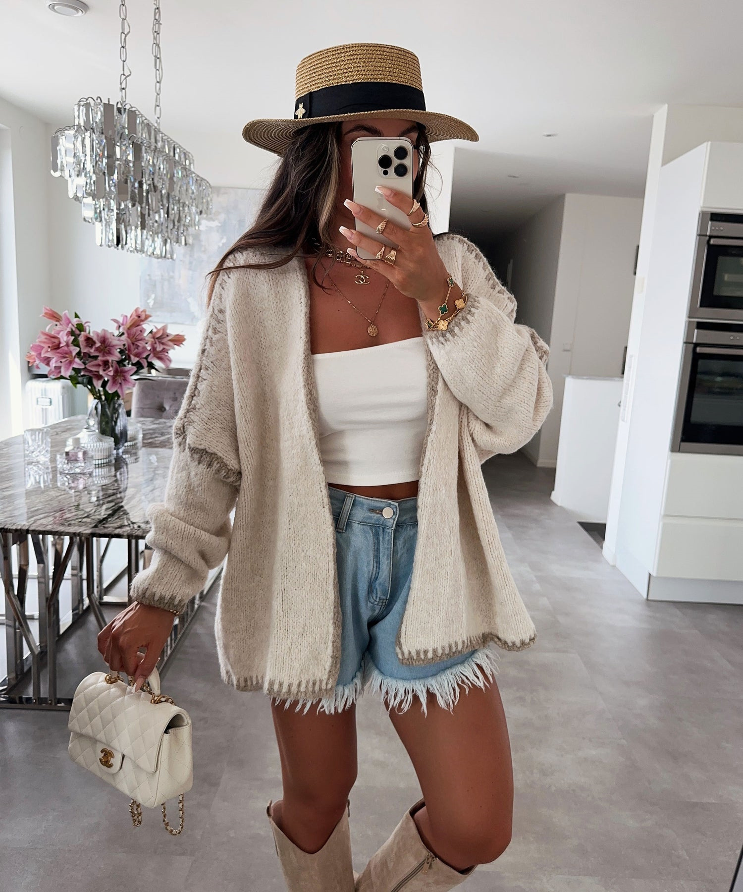 Picture of 2025 Cross-Border Autumn and Winter European and American Amazon New Knitwear Cardigan Knitwear Loose Large Size Women's Knitwear Jacket