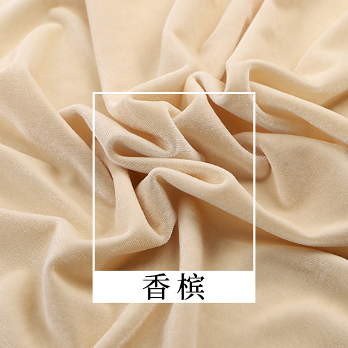 Picture of South Korea velvet fabric thickened weft knitted velvet velvet high quality dyed fabric cheongsam fashion curtain wholesale