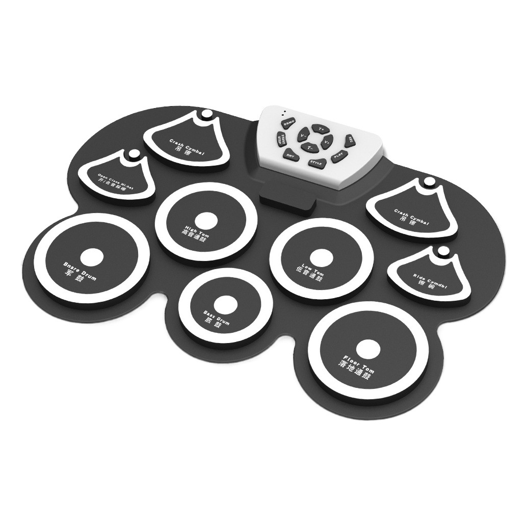 Song of the clouds hand roll electronic drum reverb drum kit DTX game portable G101 children beginner cross border