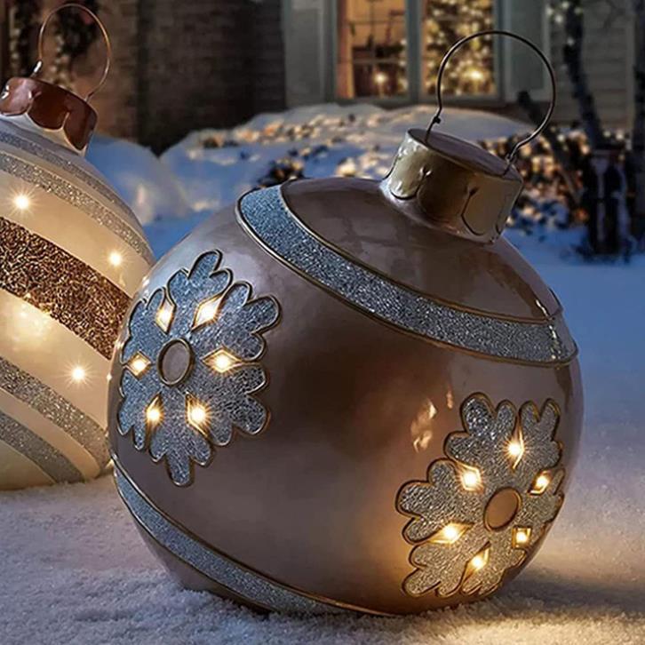 Christmas inflatableball hot foreign trade Christmas jewelry ball outdoor inflatable toys cross border