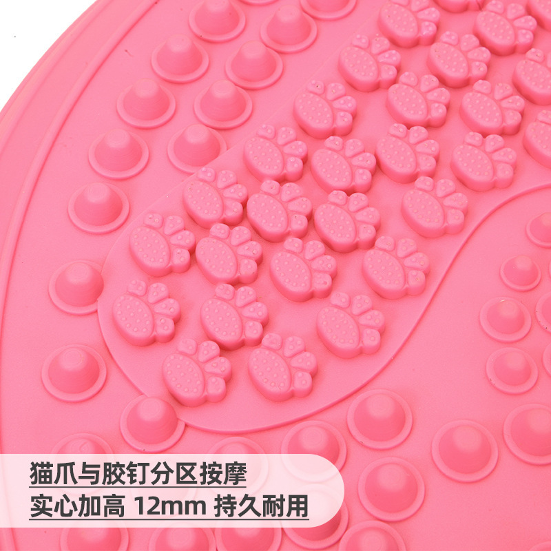 Picture of New Foot Massage Mat for Home Use, Round Stationary Jogging Toe Pressure Board, Thickened Explosion-Proof Inflatable Acupressure Mat Yoga Mat