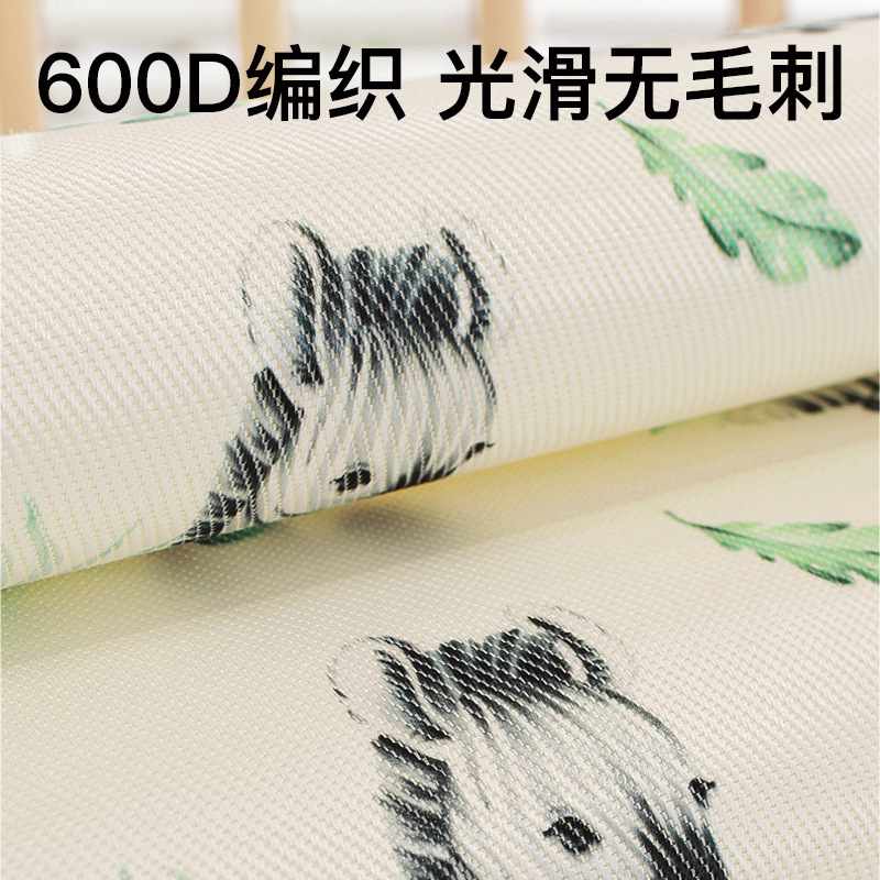 Picture of Children's mat special kindergarten 50 × 130 ice silk mat summer crib class a splicing bed straw mat