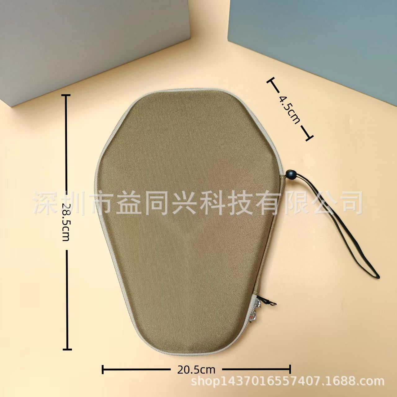 Picture of In-Stock Eva Table Tennis Racket Bag, Double Racket Bag, Single Racket Cover, Portable Table Tennis Racket Storage Bag, Sports Bag, Gourd Racket Cover