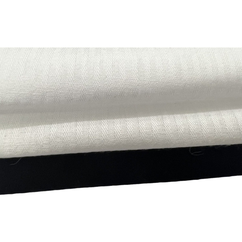 Cotton poplin fishbone pattern 133*72 black clothing handbag cloth fabric tooling toy lampshade bed factory straight