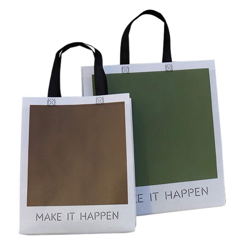 Simple Non-woven Handbag High-end Gift Packaging Gift Hand Carrying Clothing Store Clothes Shopping Fashion