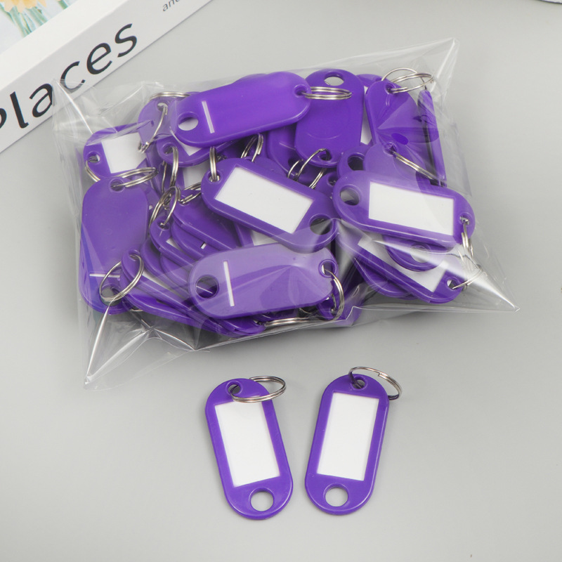 Picture of Cross-border plastic pp key card rental room hotel key tag classification tag mark key chain
