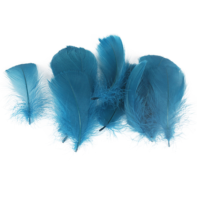 Picture of Special offer about 100 colored small floating feathers goose feather diy jewelry festival scene decoration filler feathers