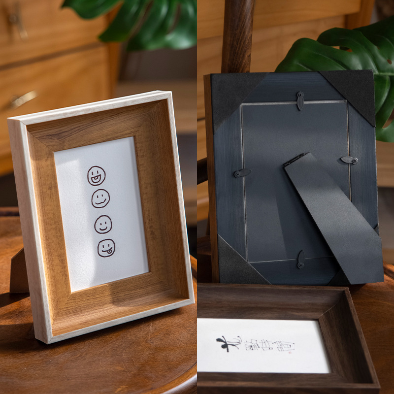 Picture of Simple photo frame 8 table simple 6-inch family photo frame wall 7-inch calligraphy ornaments customization