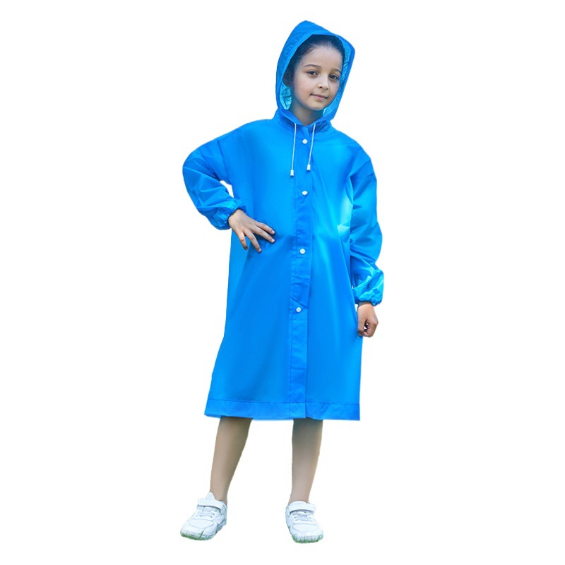 Picture of Non-disposable children's raincoat travel school full body poncho EVA rainstorm-proof thickened raincoat children's wholesale