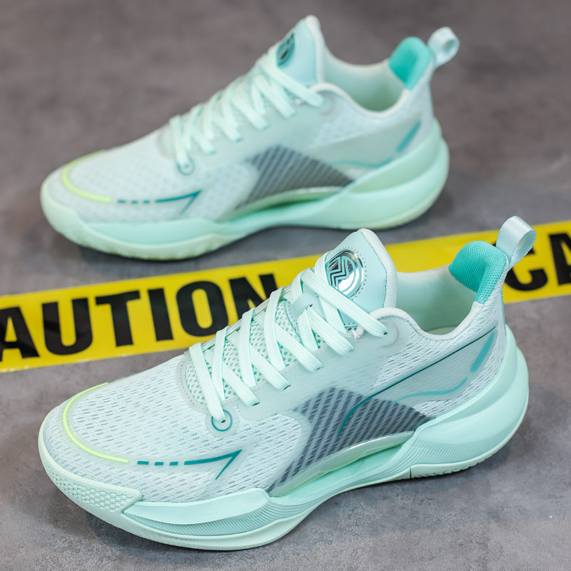 Cross-border basketball shoes men's 2025 new mesh breathable sneaker sports lightweight shock-absorbing running fashion shoes