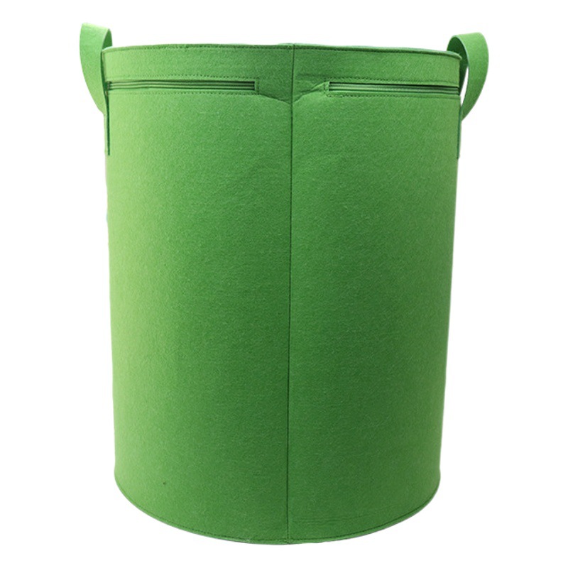 Factory New felt storage bucket large capacity storage basket cartoon with zipper storage box thickened felt
