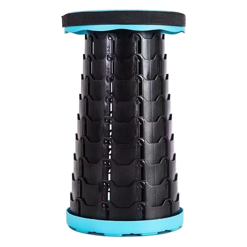 Outdoor Portable Foldableing Stool Chair Rainbow Foldableing Stool Telescopic Adjustable Bench Fishing Train Stool