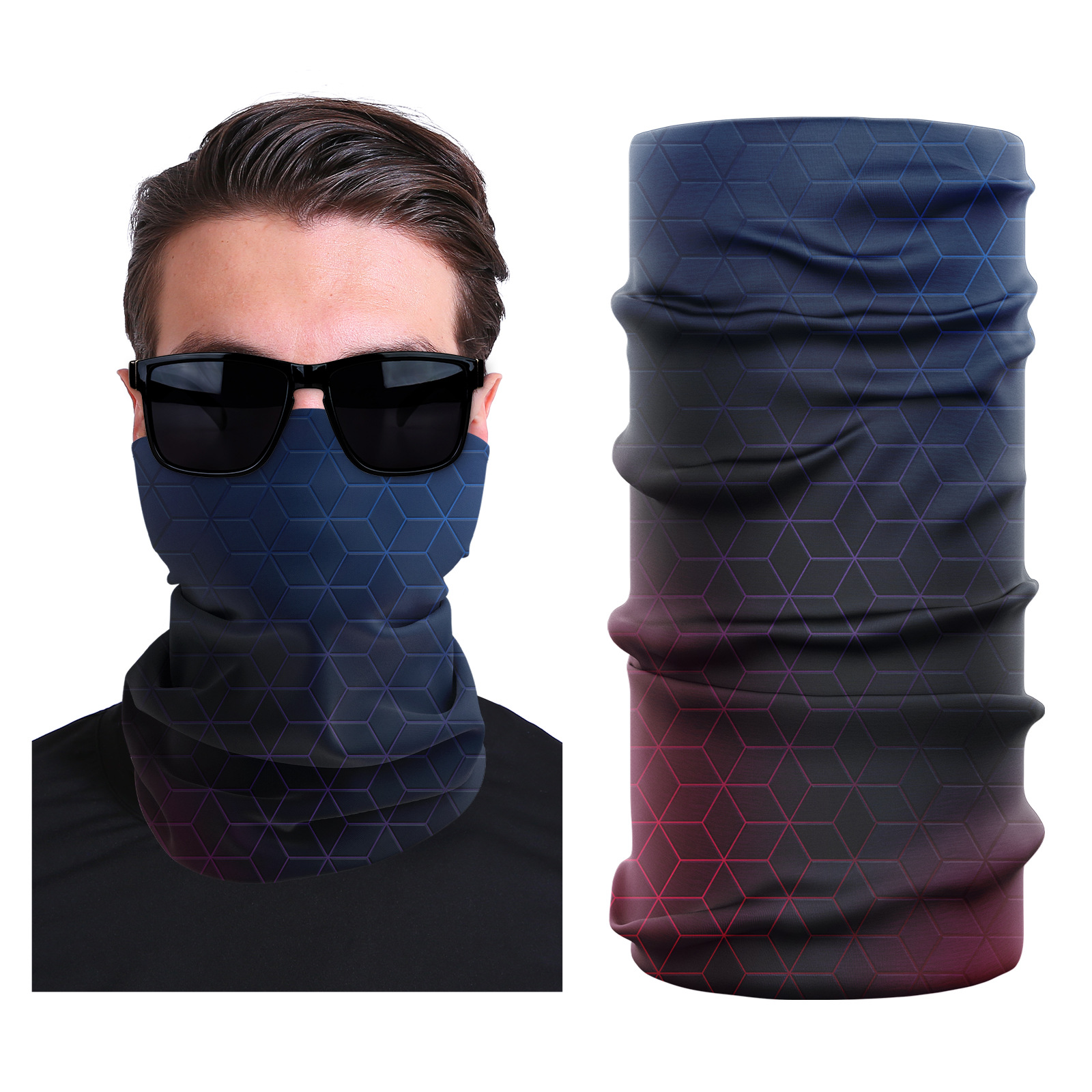 Picture of Xunhui magic scarf outdoor scarf mountaineering riding scarf high elastic seamless Ice Silk face towel cross-border bandana