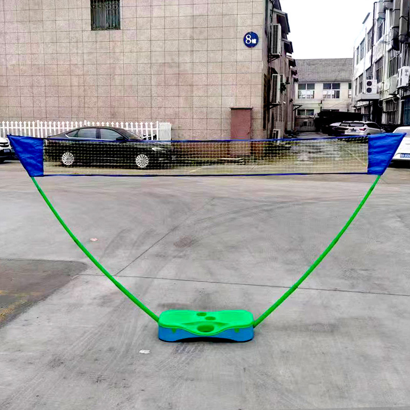 Picture of Wholesale new 4M portable badminton net rack suit storage type 3M household simple outdoor badminton net bracket