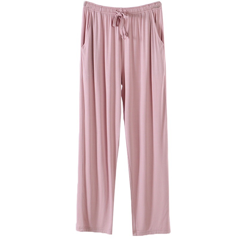Women's Summer Pajama Pants Trousers Modal Anti-mosquito Pants Ice Silk Casual Outer Wearable Home Pants Thin Home Pants